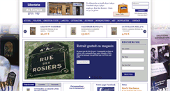Desktop Screenshot of librairiedutemple.fr